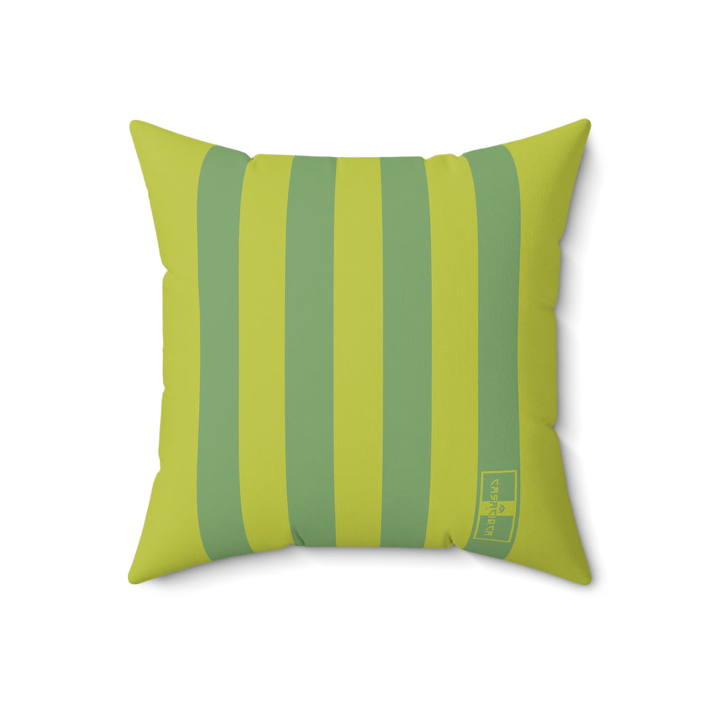 CASACIRCA | RACER PILLOW | WIMBLEDON GREENS 1 | Stylish Faux Suede Pillow - Home Decor, Cozy Living Room, Gift Idea, Nautical Theme, Interior Design Accents
