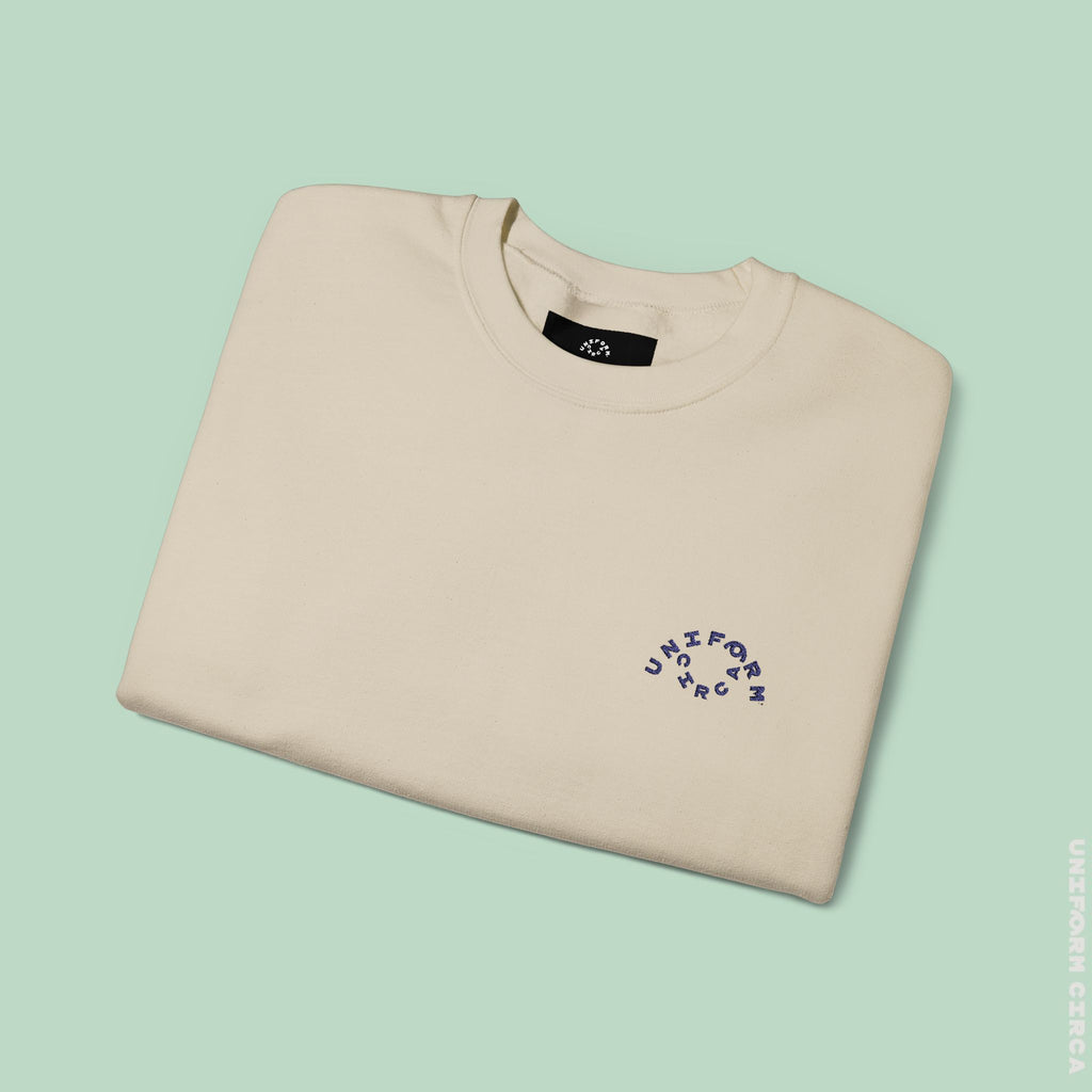 OCULUS LOGO CREWNECK SWEATSHIRT | Black Embroidery