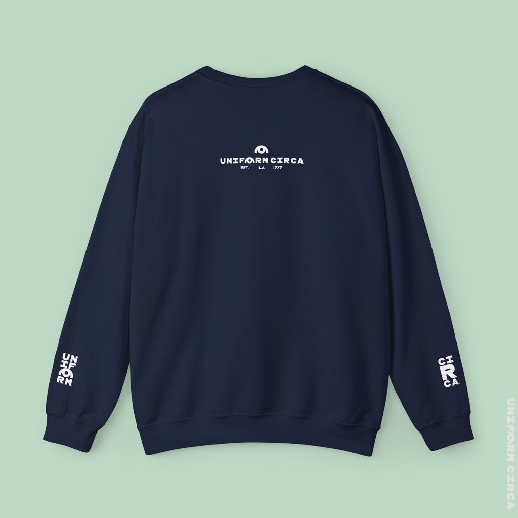 OYSTER ALL WORDMARK | CREWNECK T-SHIRT | Printed White