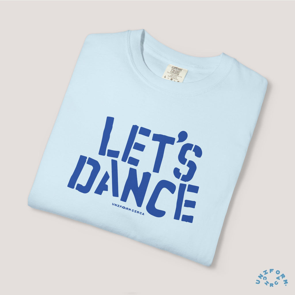 LET'S DANCE REVISITED CREWNECK T-SHIRT | Printed Blue