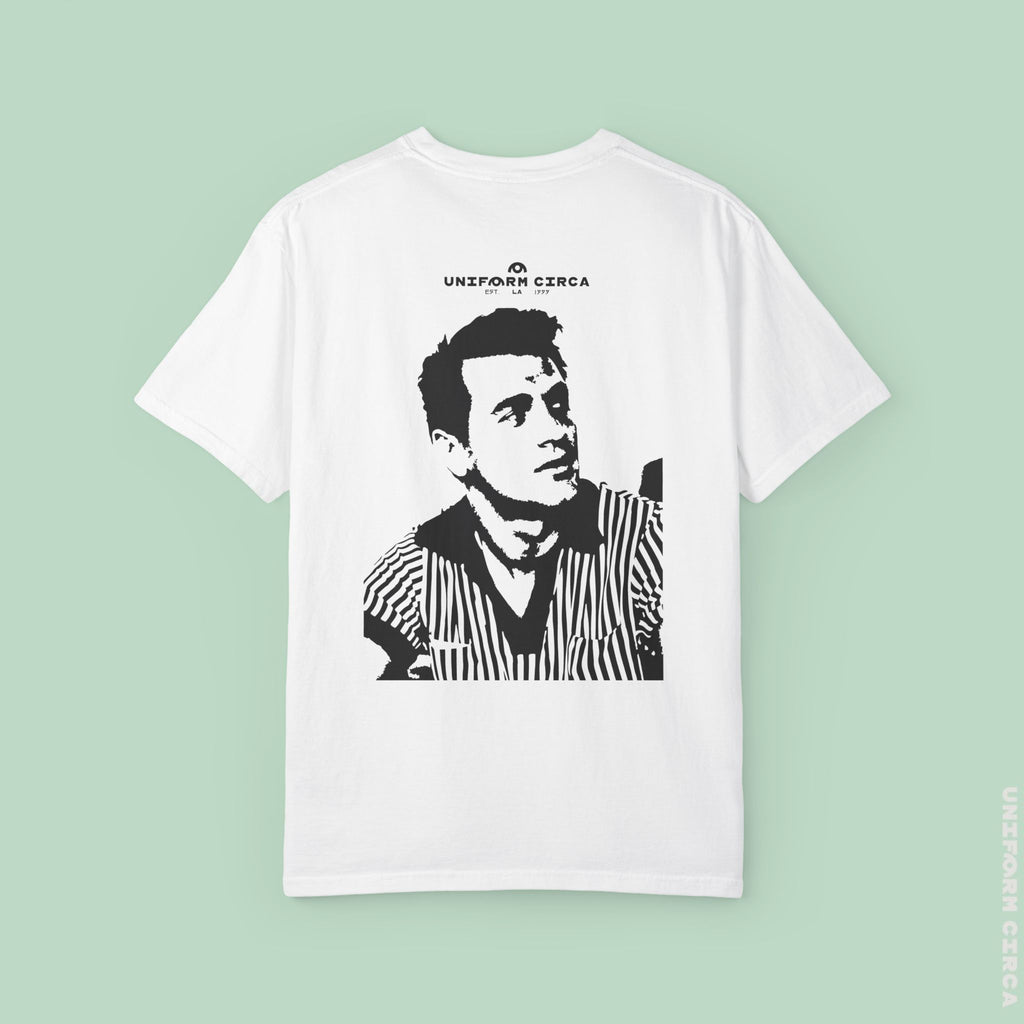 ROCK | CREWNECK T-SHIRT | PRINTED | Retro-Inspired Unisex Garment-Dyed T-Shirt with Iconic Design