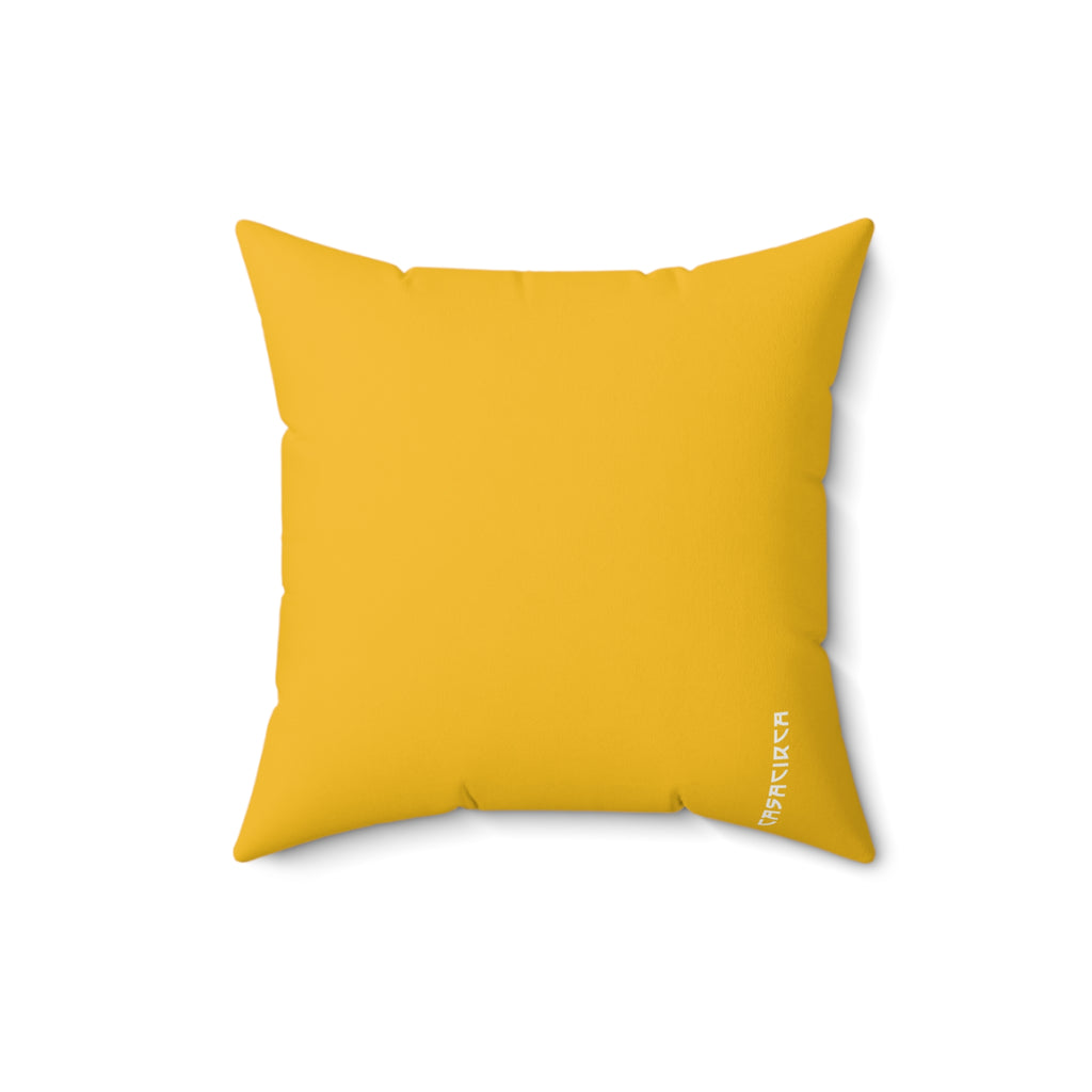 CASACIRCA | RACING STRIPES PILLOW | GOLDENROD YELLOW/CREAM | Stylish Faux Suede Pillow - Stripes, Home Decor, Cozy Living Room, Gift Idea, Nautical Theme, Interior Design Accents