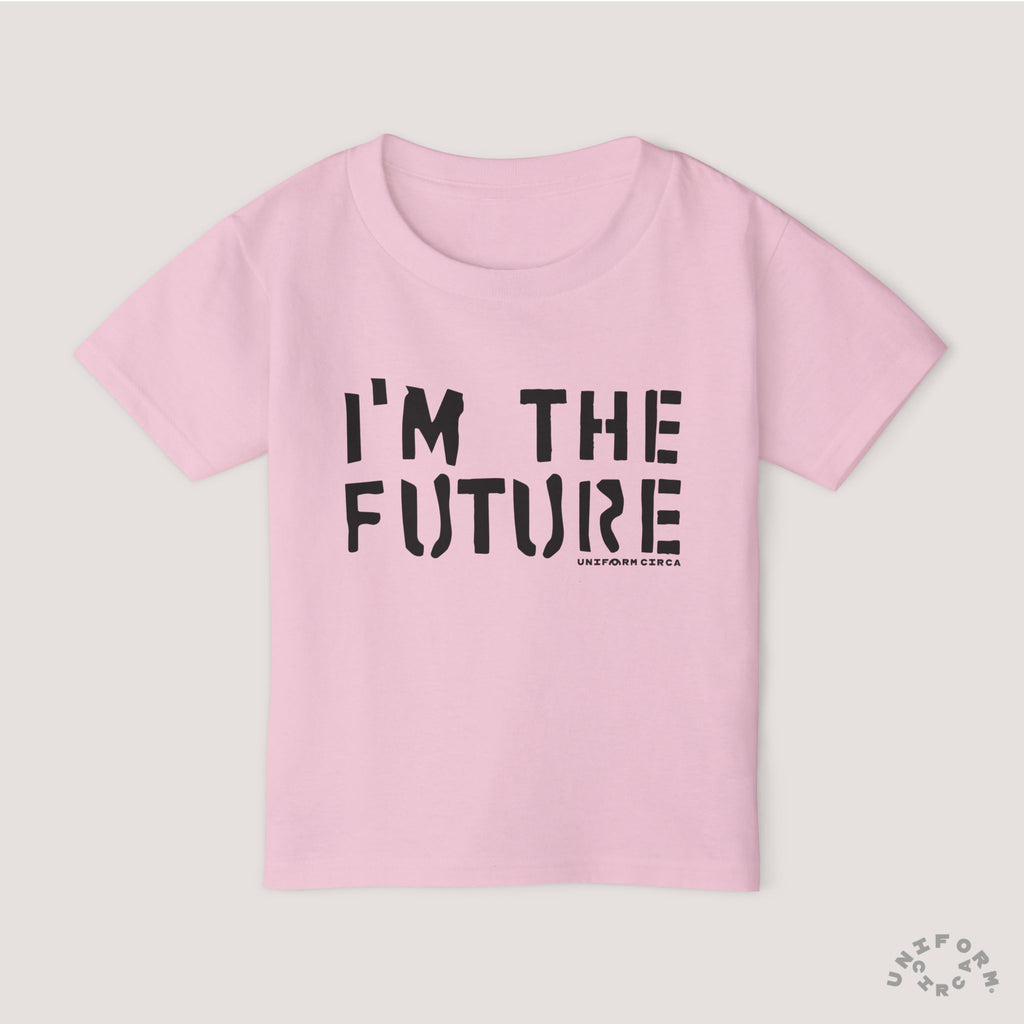I'M THE FUTURE Design Toddler T-Shirt - Perfect for Playful Days | Black