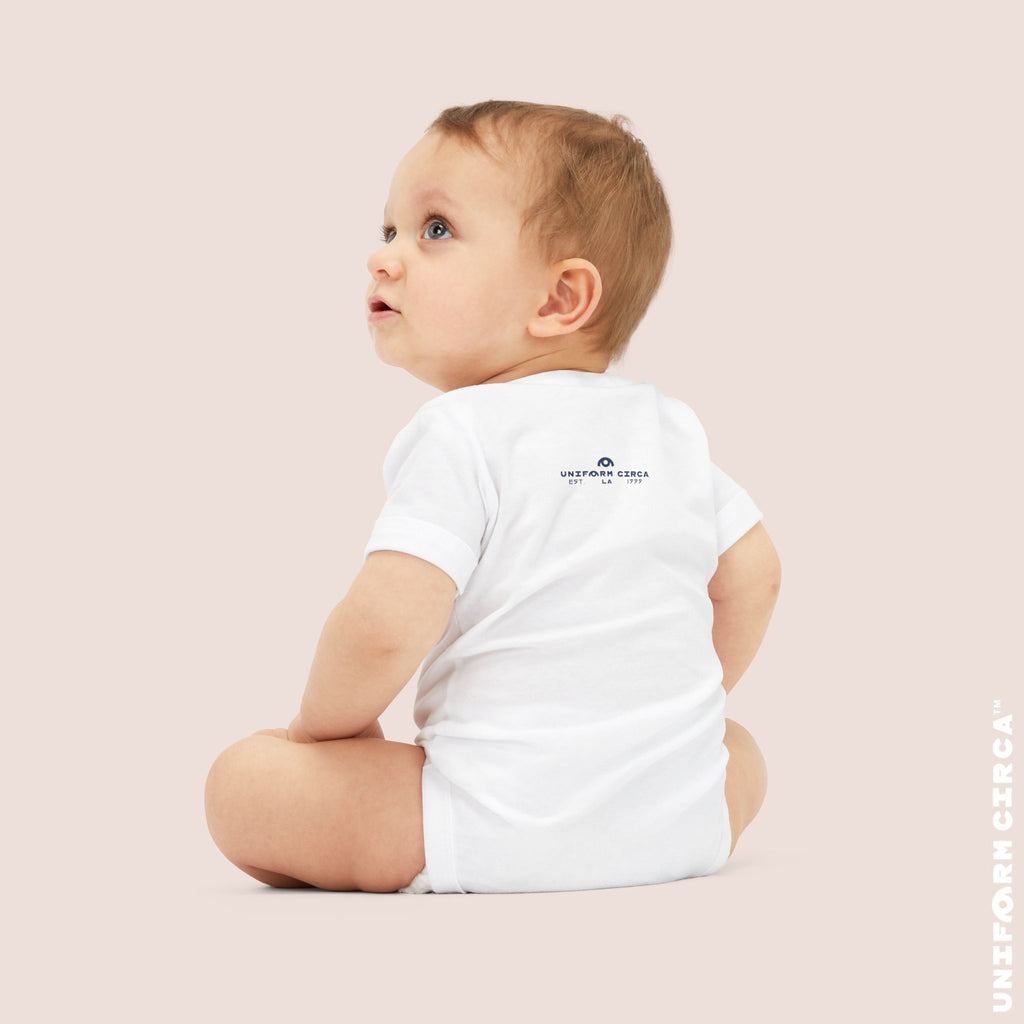 PLAGE | Infant Jersey One Piece: Summer Vibes Baby Bodysuit, Cute Baby Shower Gift, Pool Party Outfit, Beach Day Essential, Memory-Making Apparel