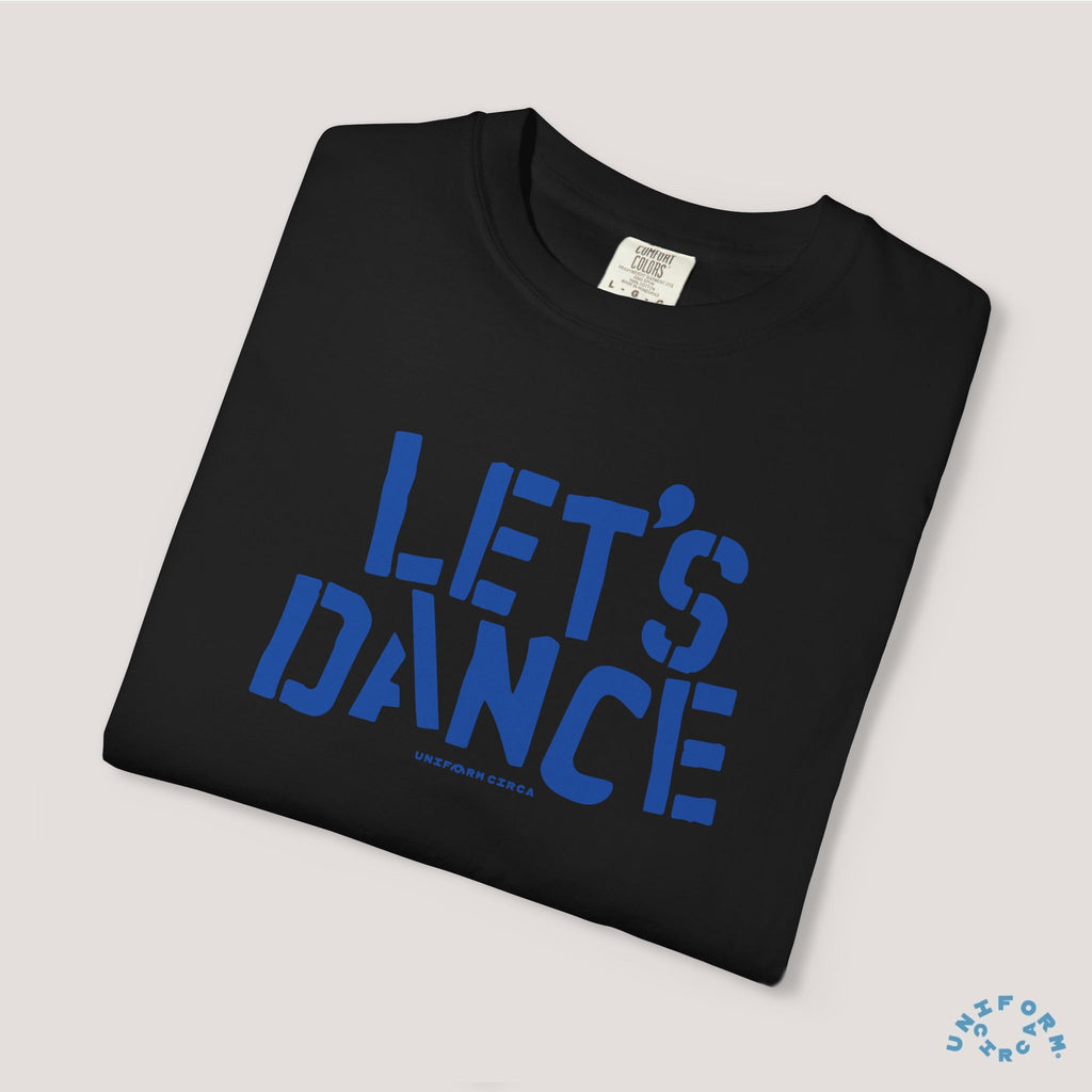 LET'S DANCE REVISITED CREWNECK T-SHIRT | Printed Blue
