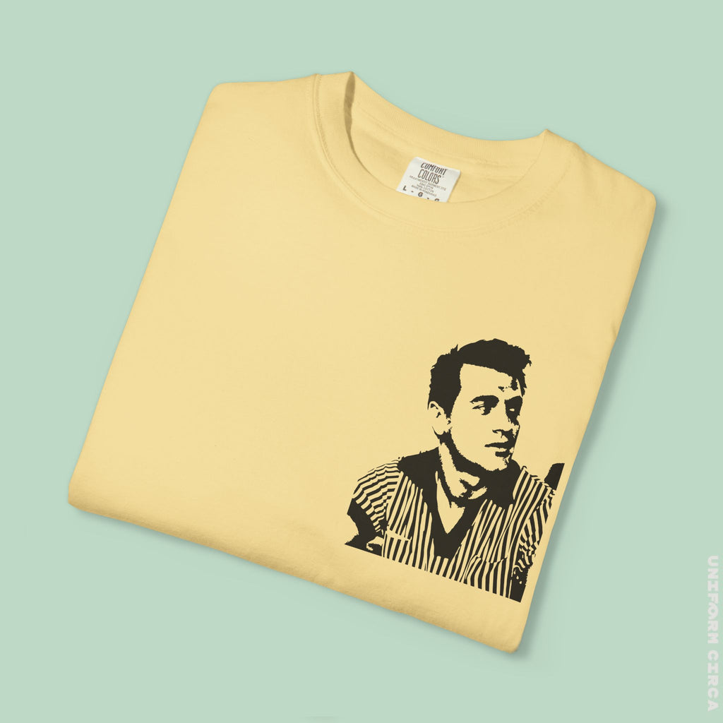 ROCK | CREWNECK T-SHIRT | PRINTED | Retro-Inspired Unisex Garment-Dyed T-Shirt with Iconic Design