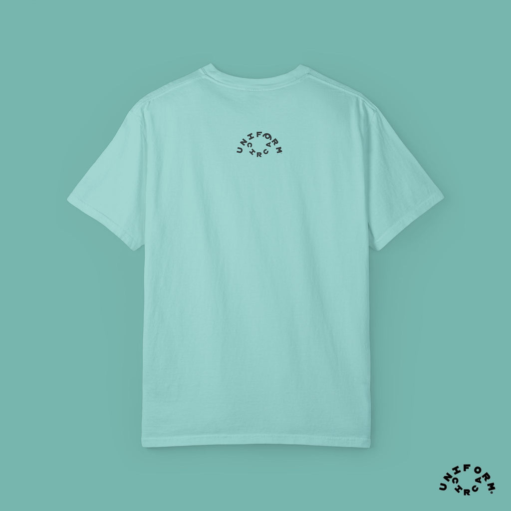 CALIFORNIA BLUEPRINT CREWNECK T-SHIRT | Printed