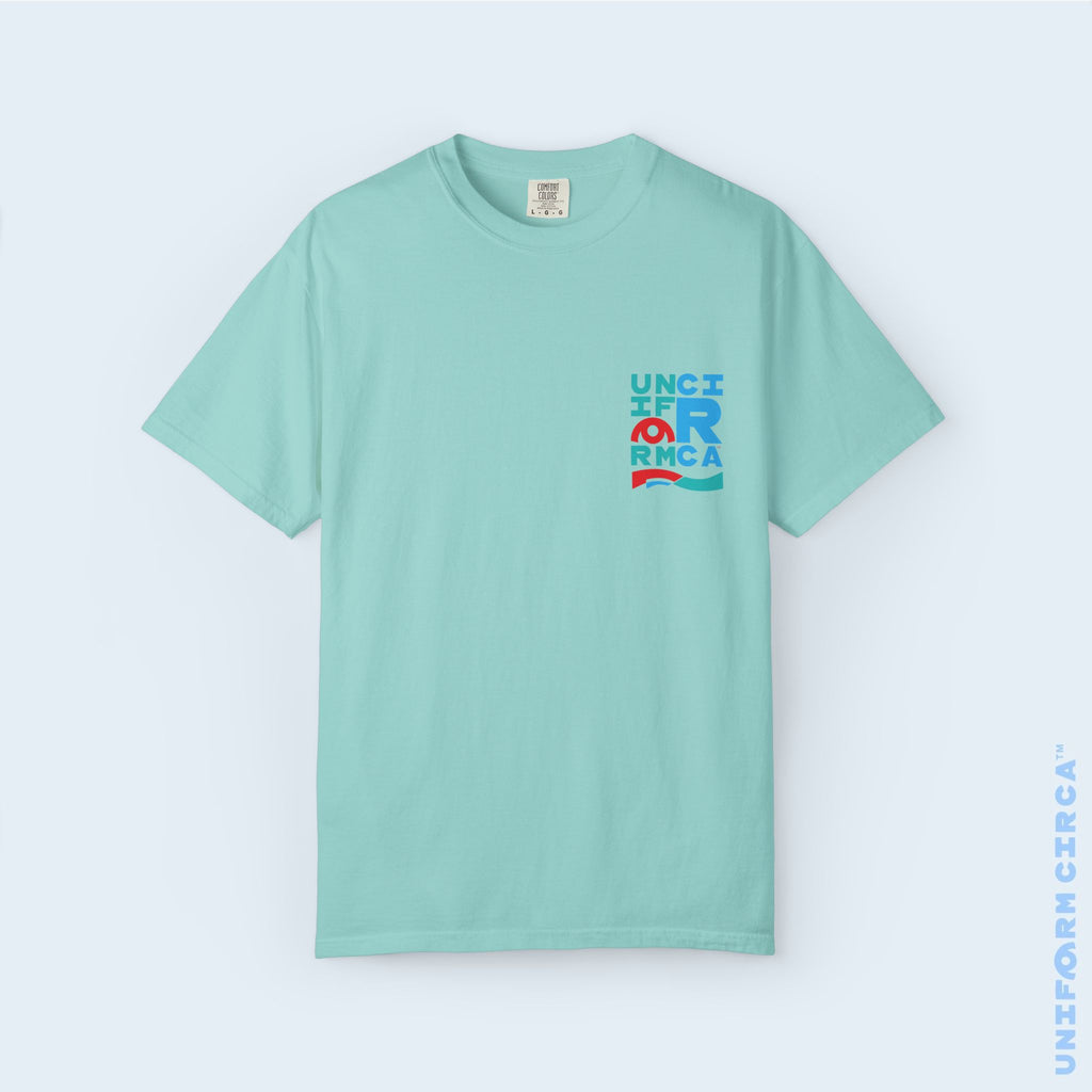 C BLOCK | CREWNECK T-SHIRT | Printed Unisex Garment-Dyed Graphic Tee
