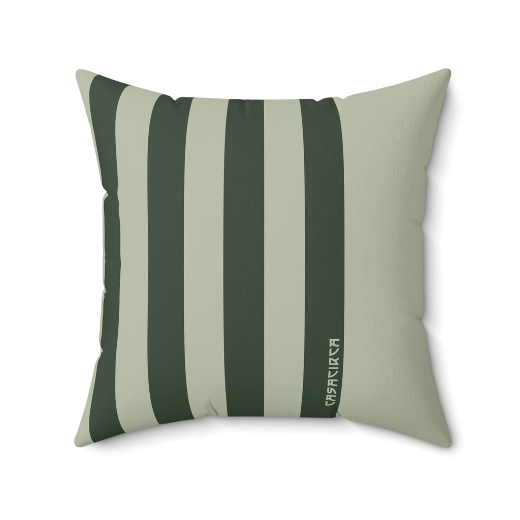 CASACIRCA | SIDECAR PILLOW | HUNTER/MOSS | Stylish Faux Suede Pillow - Home Decor, Cozy Living Room, Gift Idea, Nautical Theme, Interior Design Accents