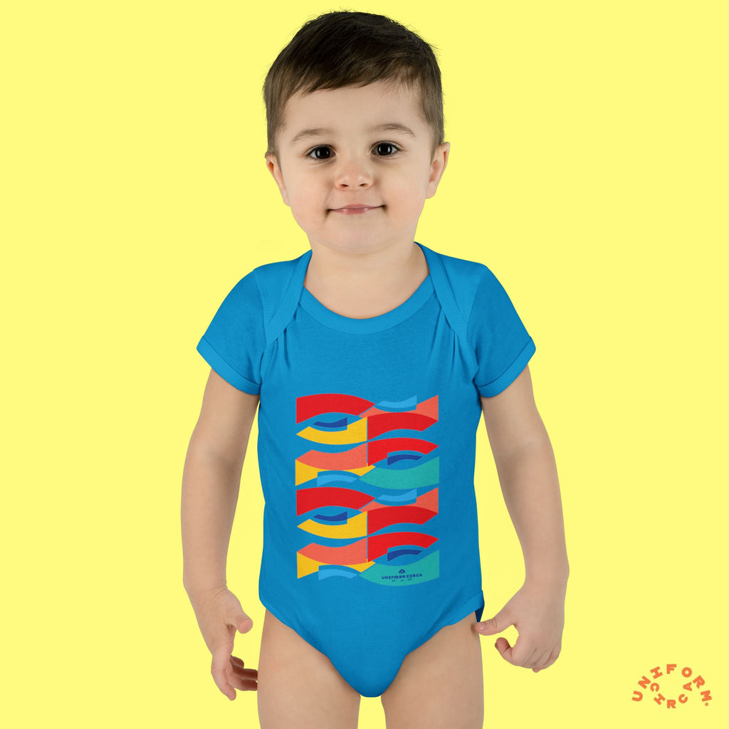 Wavey Kidsplay | Infant Baby Rib Bodysuit | Multiple Colors