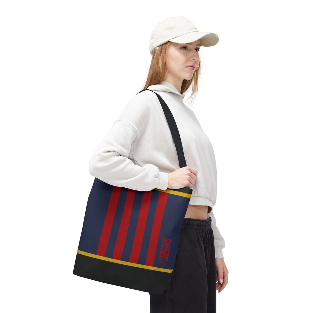 RACER JR. BAG | NAVY/BLACK/RED | Stylish Minimalist Tote Bag, Eco-Friendly Shopping Bag, Chic Carryall, Reusable Tote, Fashionable Beach Bag, Trendy Everyday Essentials