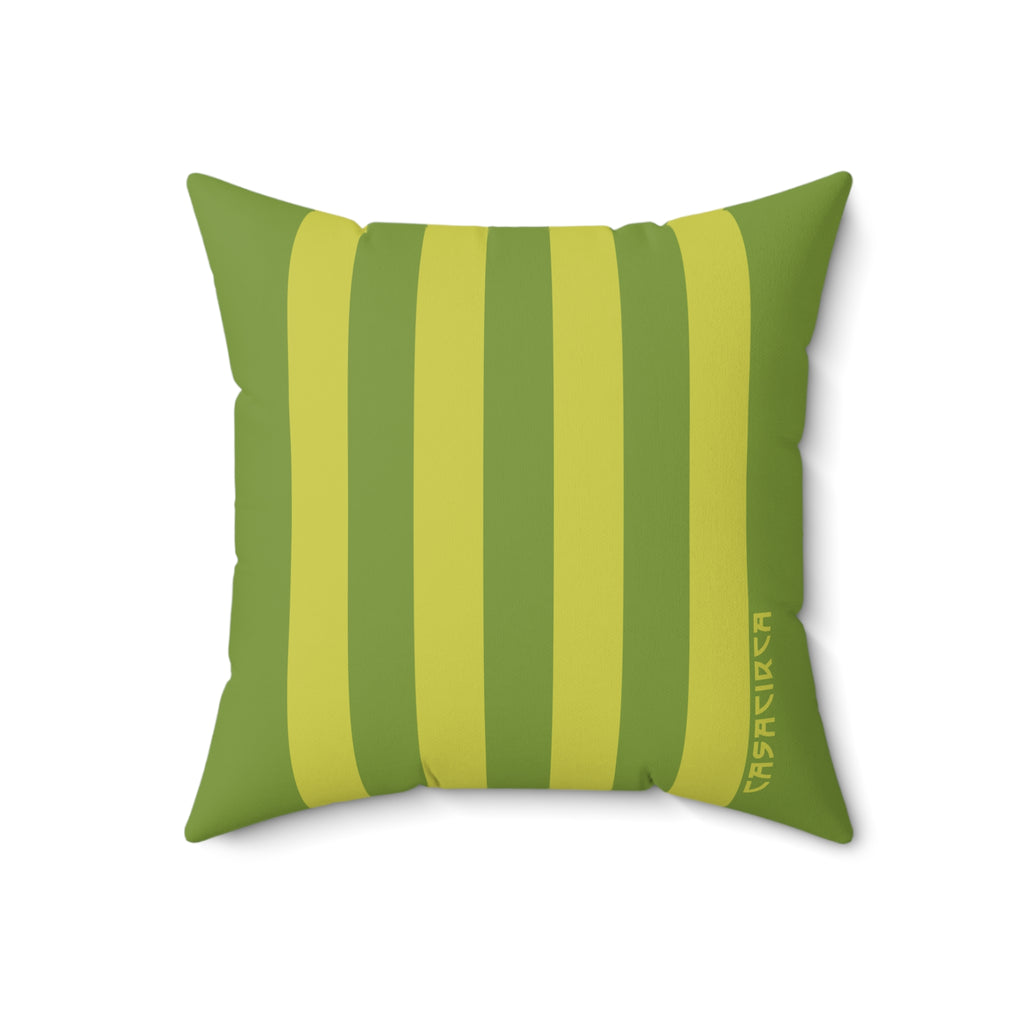 CASACIRCA | RACER PILLOW | WIMBLEDON GREENS 2 | Stylish Faux Suede Pillow - Home Decor, Cozy Living Room, Gift Idea, Nautical Theme, Interior Design Accents