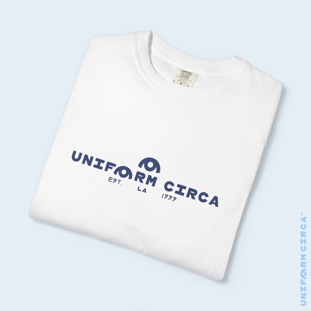 BAR MARK | NAVY | CREWNECK T-SHIRT | Printed