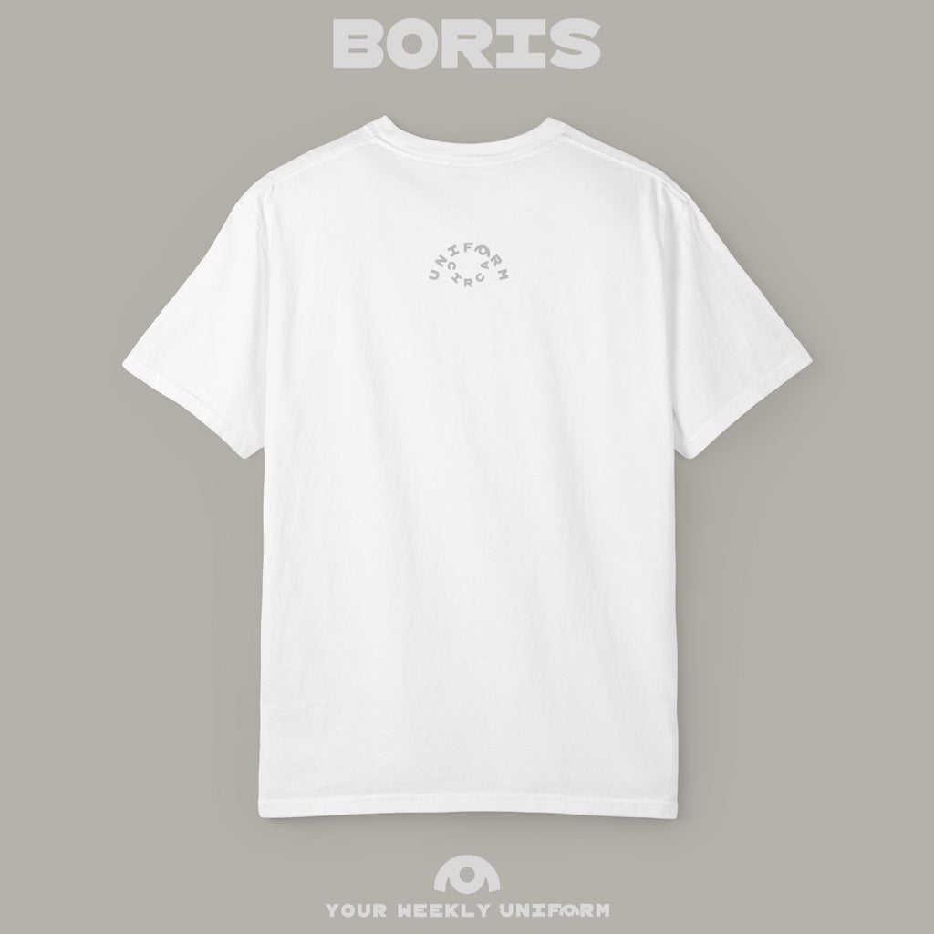 BORIS FRIDAY | CREWNECK T-SHIRT | PRINTED BLACK