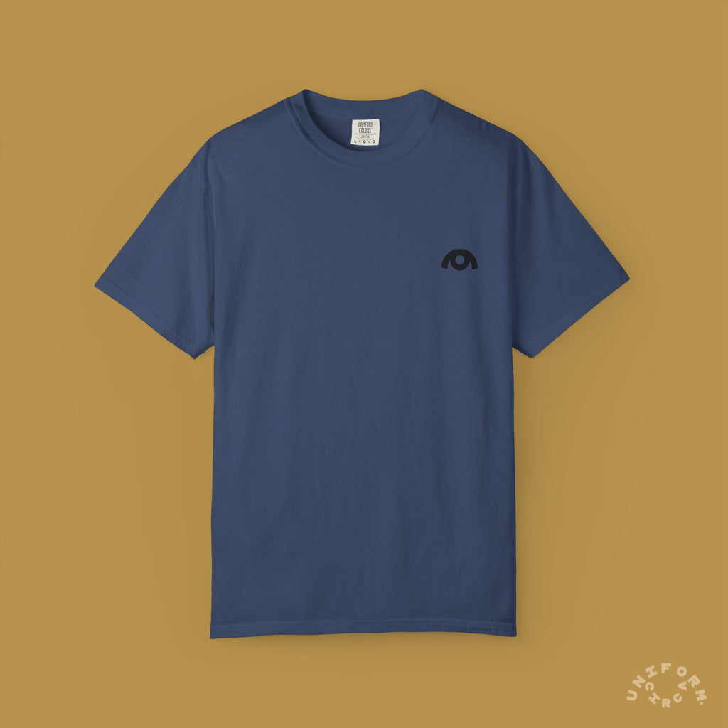 OYSTER LOGO CREWNECK T- SHIRT | Printed Black