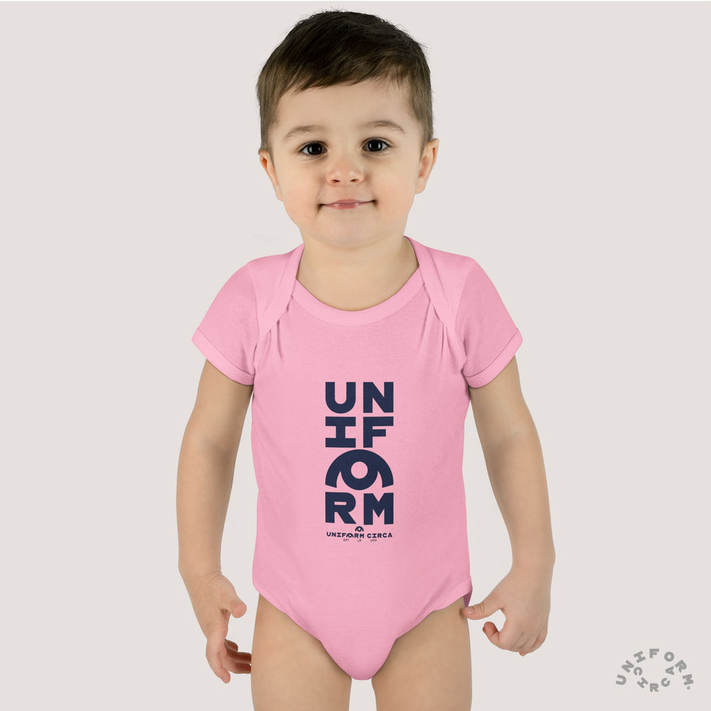 UNIFORM STACK | Infant Baby Rib Bodysuit | Multiple Colors