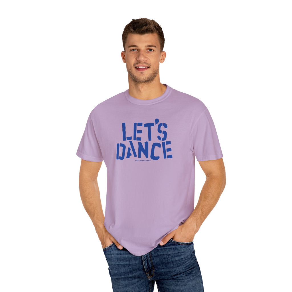 LET'S DANCE REVISITED CREWNECK T-SHIRT | Printed Blue
