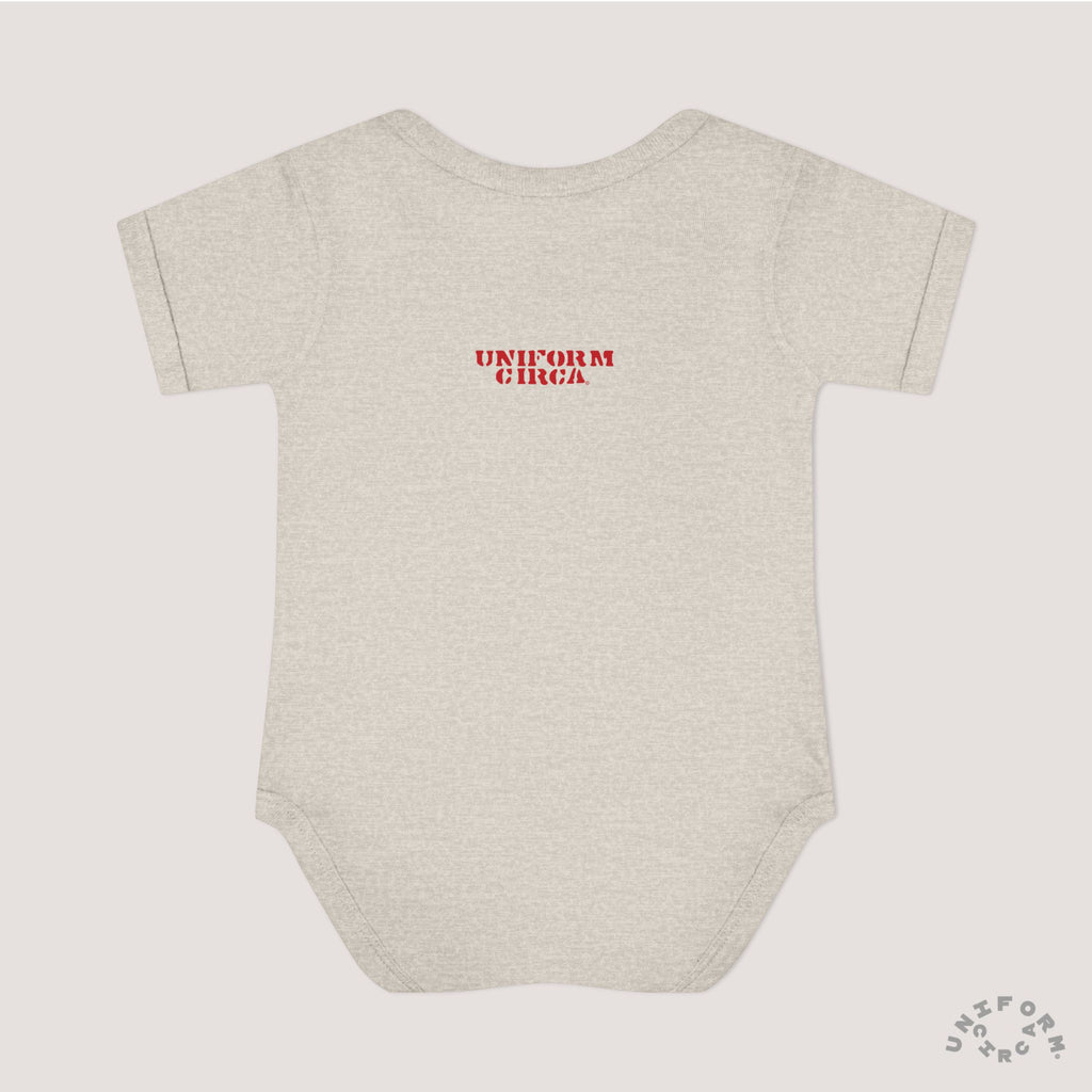 FUNNY BUNNY - Infant Baby Rib Bodysuit - Adorable Bunny-Like Graphic | Multiple Colors