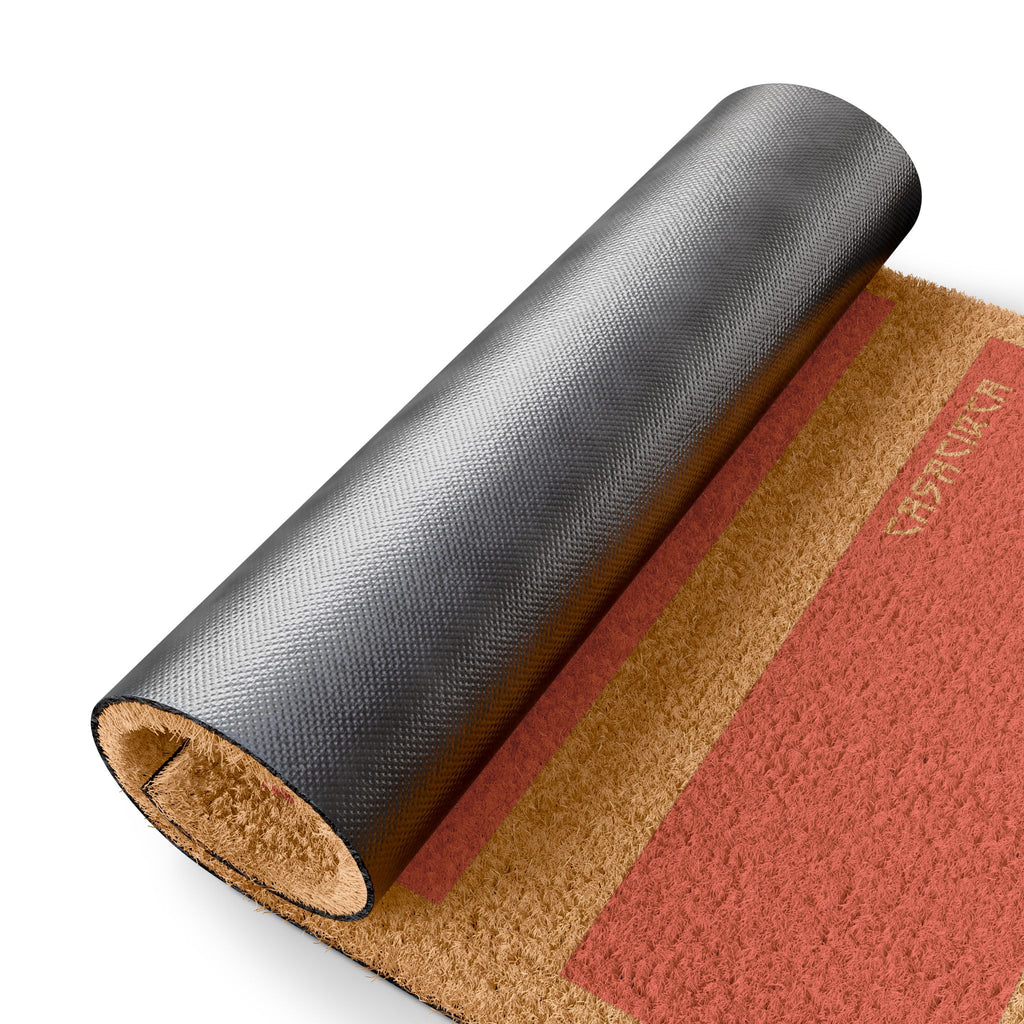 CASACIRCA RACER ENTRYWAY | BLEACHED RED | Stylish Doormat, Entryway Rug, Modern Home Decor, Indoor Outdoor Mat, Gift for New Homeowners, Housewarming Decor