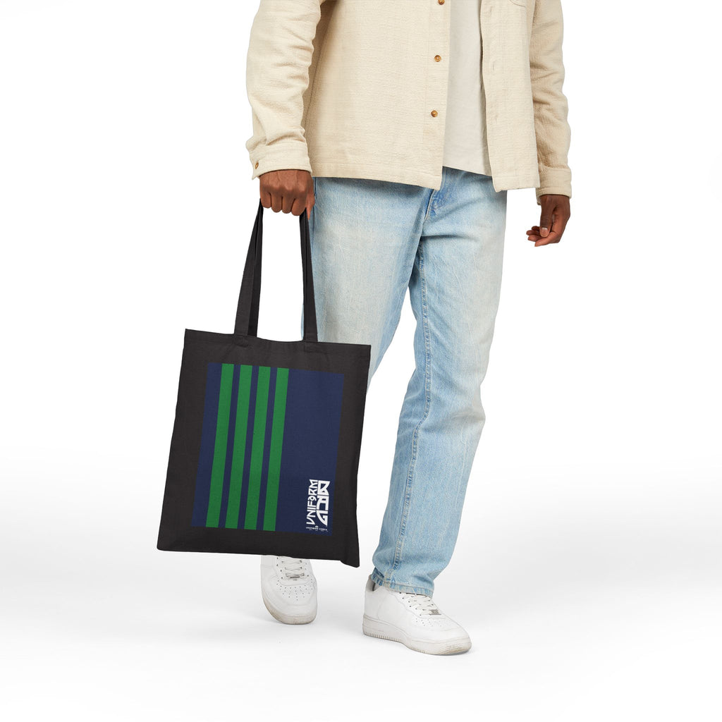 RACER MAGAZINE BAG | NAVY/RED | Stylish Cotton Canvas Tote Bag for Everyday Use, Reusable Shopping Bag, Eco-Friendly Gift, Graphic Tote, Fashion Accessories