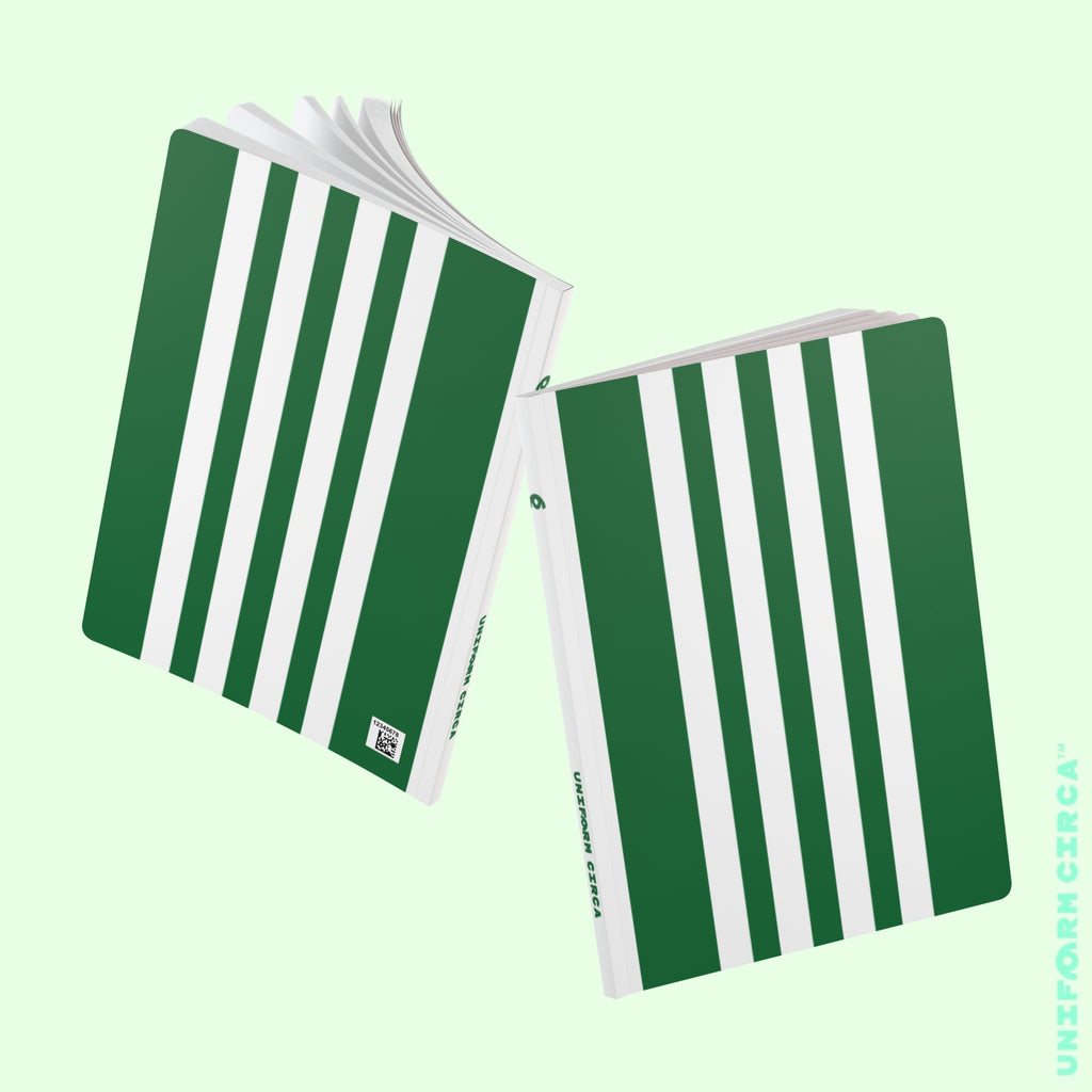SIMON NOTE & SKETCH JOURNAL | KELLY GREEN/WHITE (SOFT COVER)