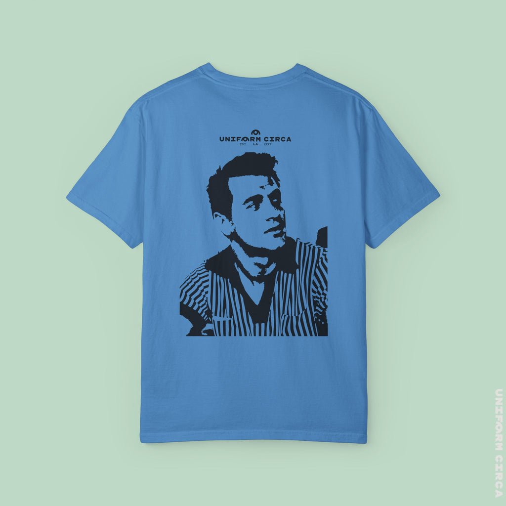 ROCK | CREWNECK T-SHIRT | PRINTED | Retro-Inspired Unisex Garment-Dyed T-Shirt with Iconic Design