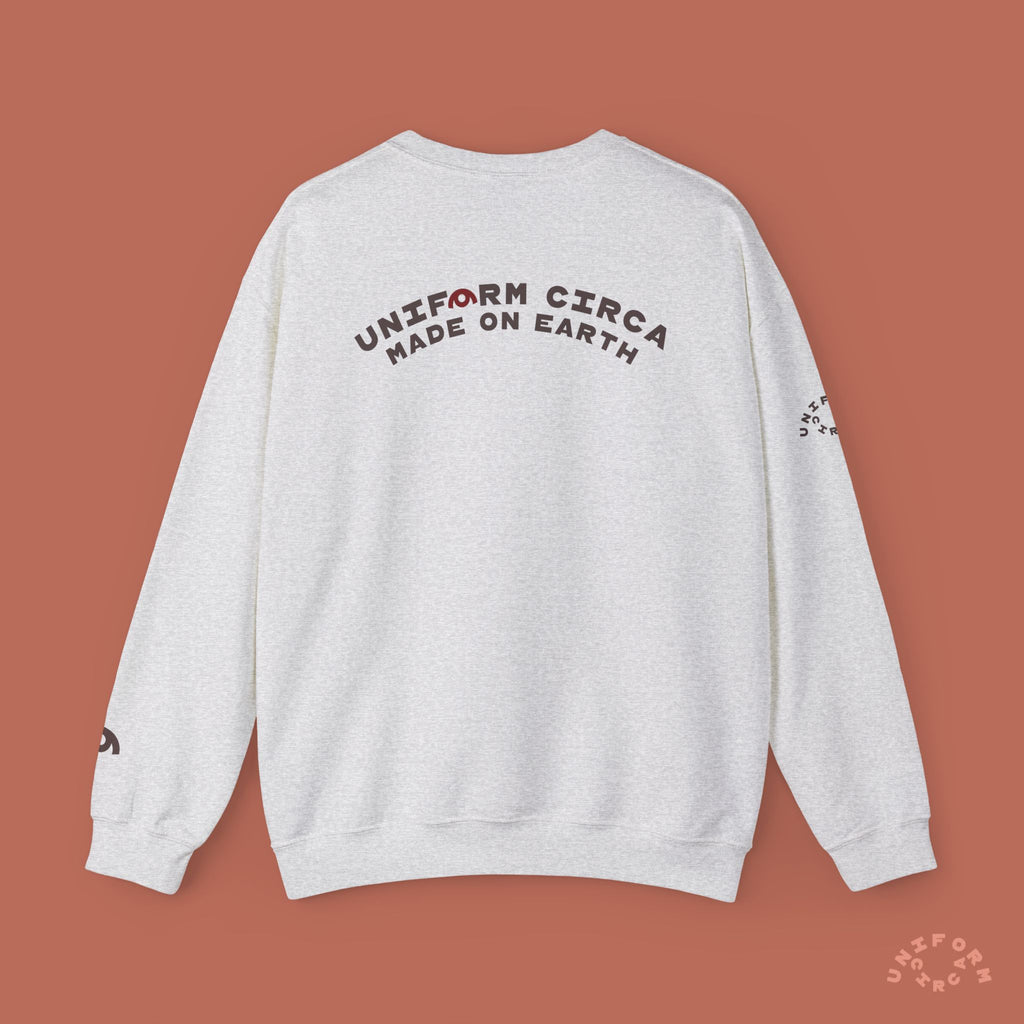 ARC UNIFORM CREWNECK SWEATSHIRT | PRINTED MOCHA