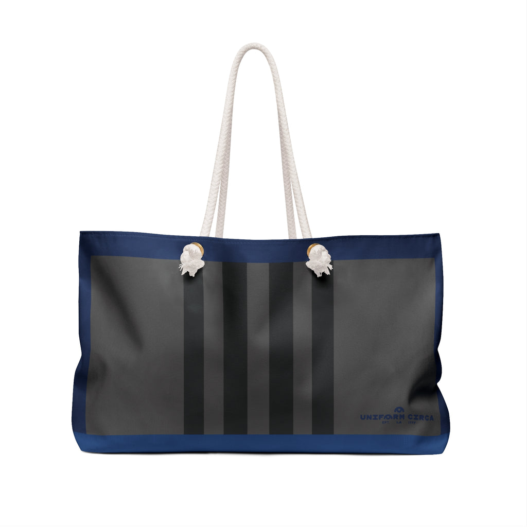 RACER MAX BAG | CHARCOAL/BLACK/NAVY Weekender Bag - Stylish Travel Tote, Gym Bag, Beach Bag, Personalized Gift, Spacious Weekend Accessories