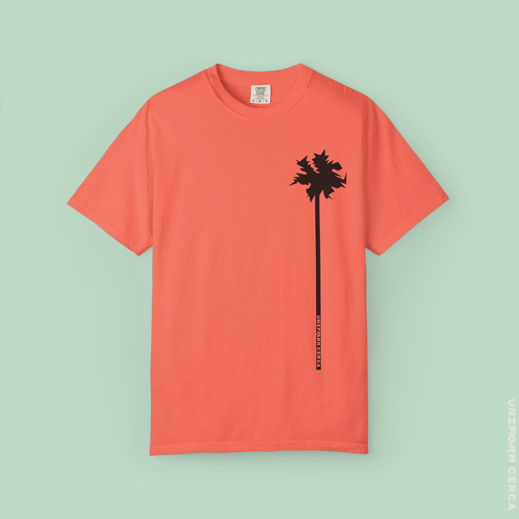 LONE PALM CREWNECK T-SHIRT | Printed Unisex Garment-Dyed Graphic Tee