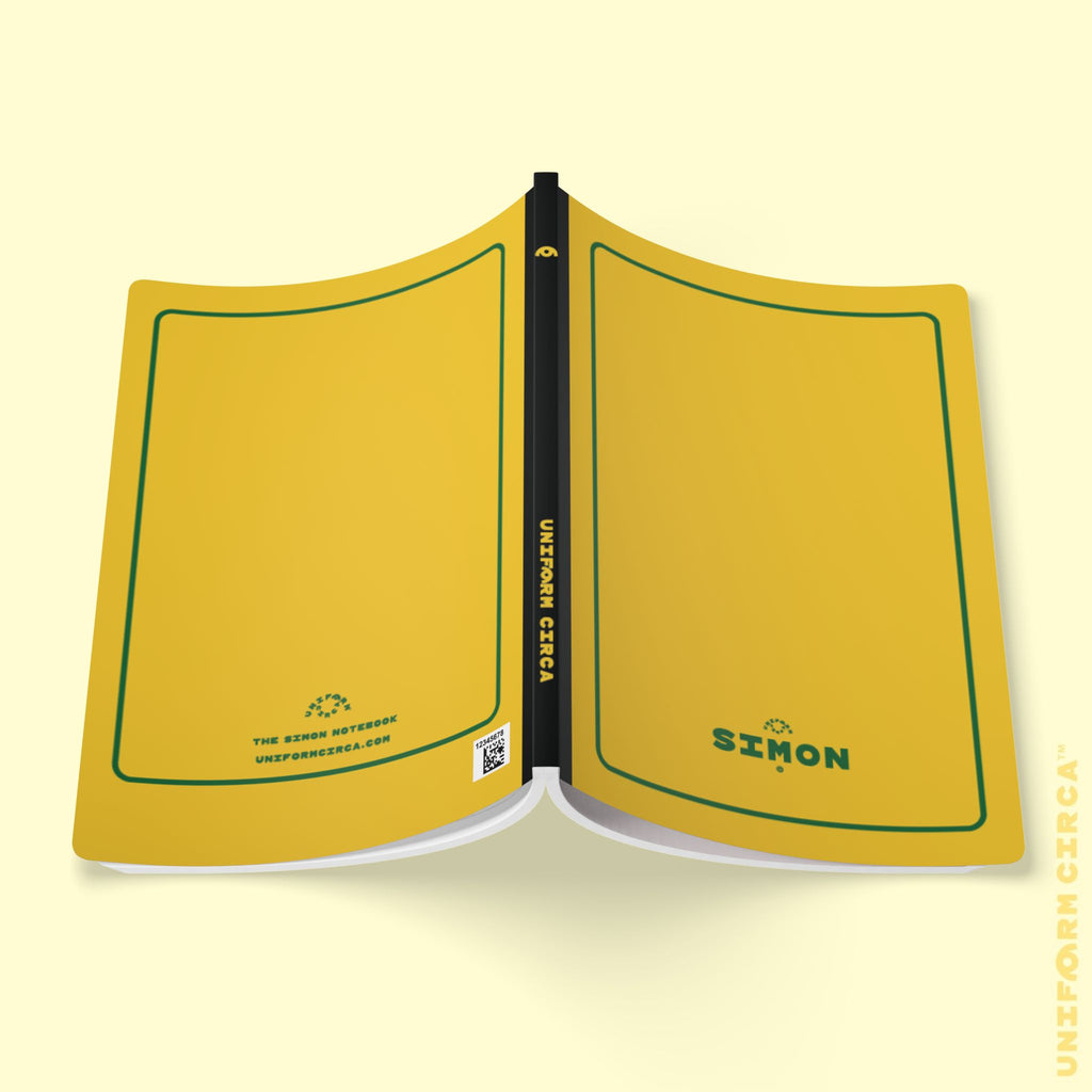 SIMON NOTE & SKETCH JOURNAL | YELLOW/GREEN (SOFT COVER)