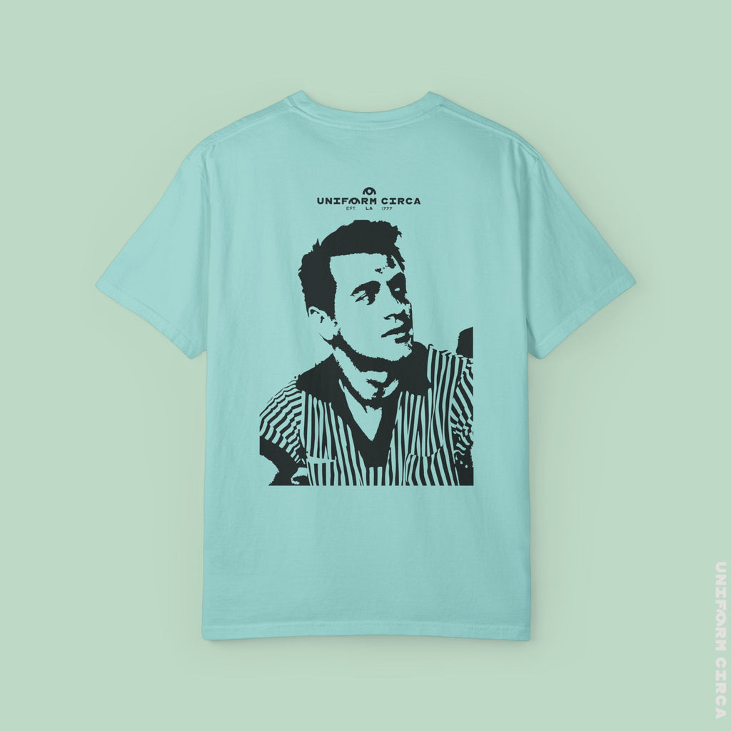 ROCK | CREWNECK T-SHIRT | PRINTED | Retro-Inspired Unisex Garment-Dyed T-Shirt with Iconic Design