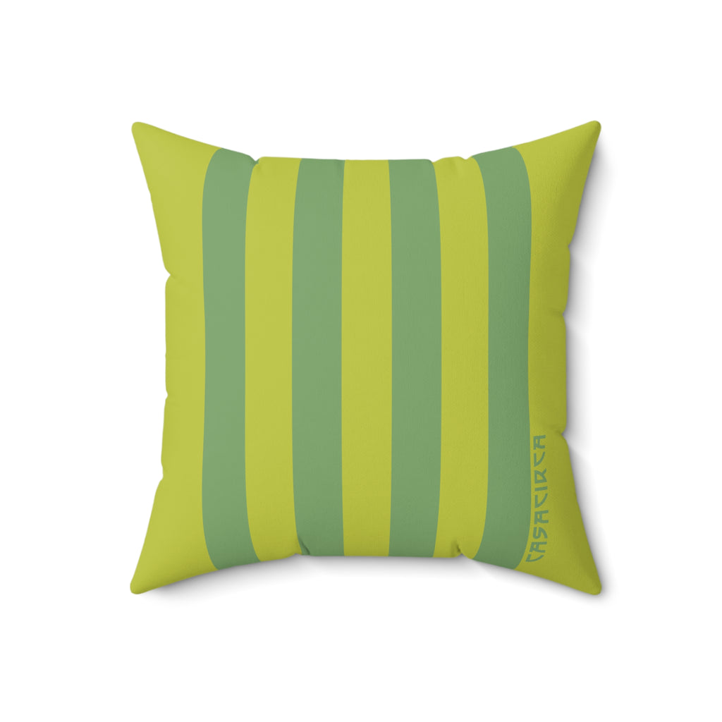 CASACIRCA | RACER PILLOW | WIMBLEDON GREENS 1 | Stylish Faux Suede Pillow - Home Decor, Cozy Living Room, Gift Idea, Nautical Theme, Interior Design Accents