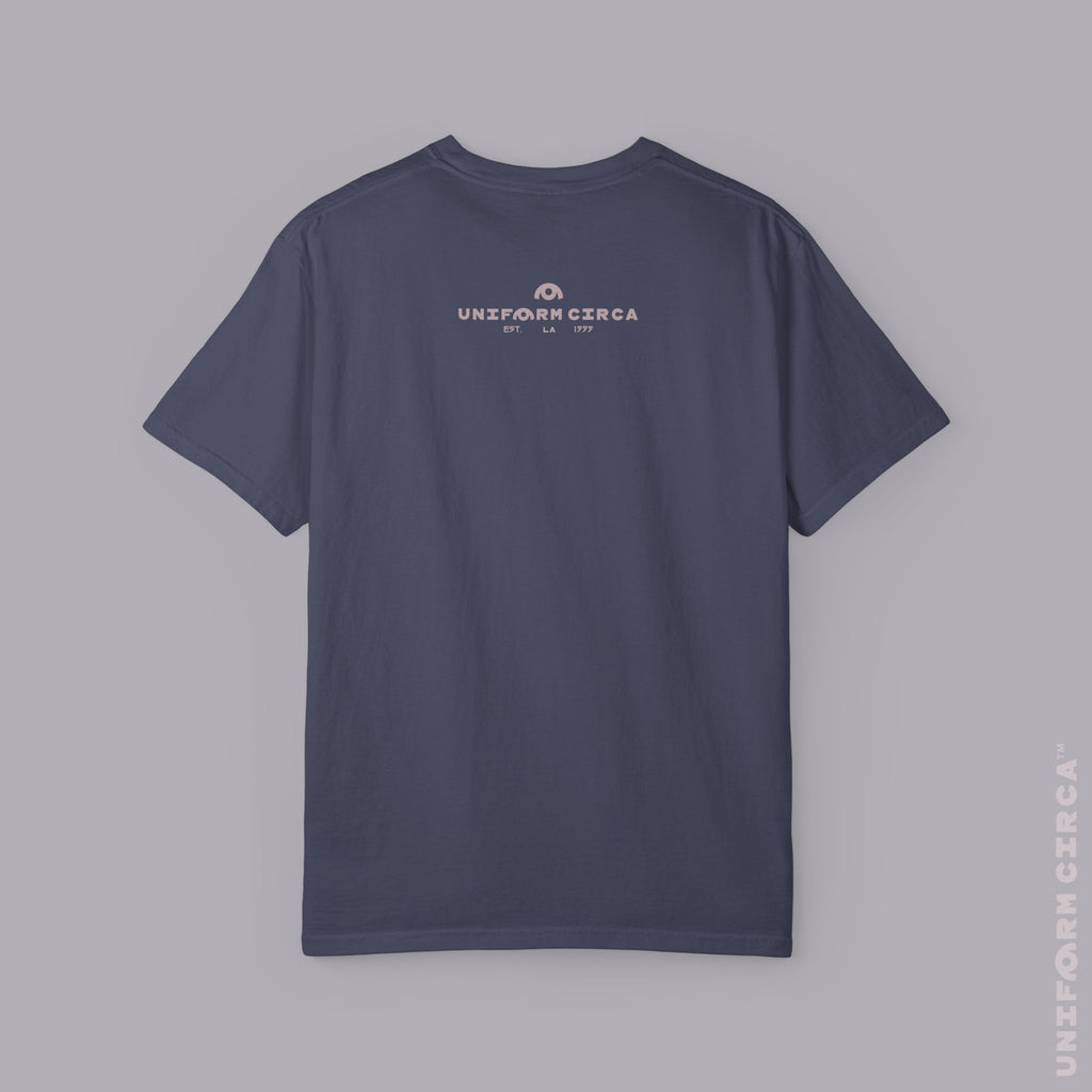 OYSTER ALL | Crewneck T-Shirt | Printed Iced Grape
