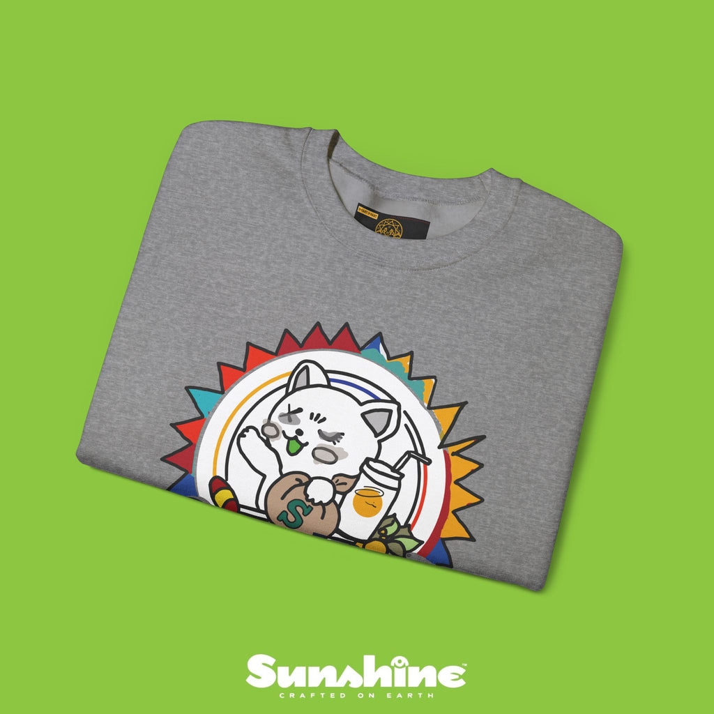 Sunshine | "Top Cat" | Crewneck Sweatshirt | Printed