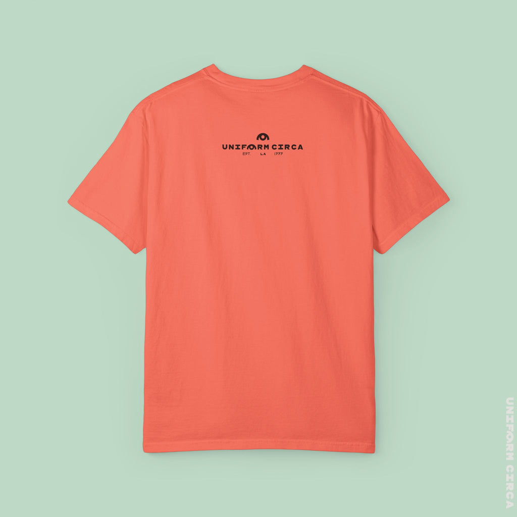 LONE PALM CREWNECK T-SHIRT | Printed Unisex Garment-Dyed Graphic Tee