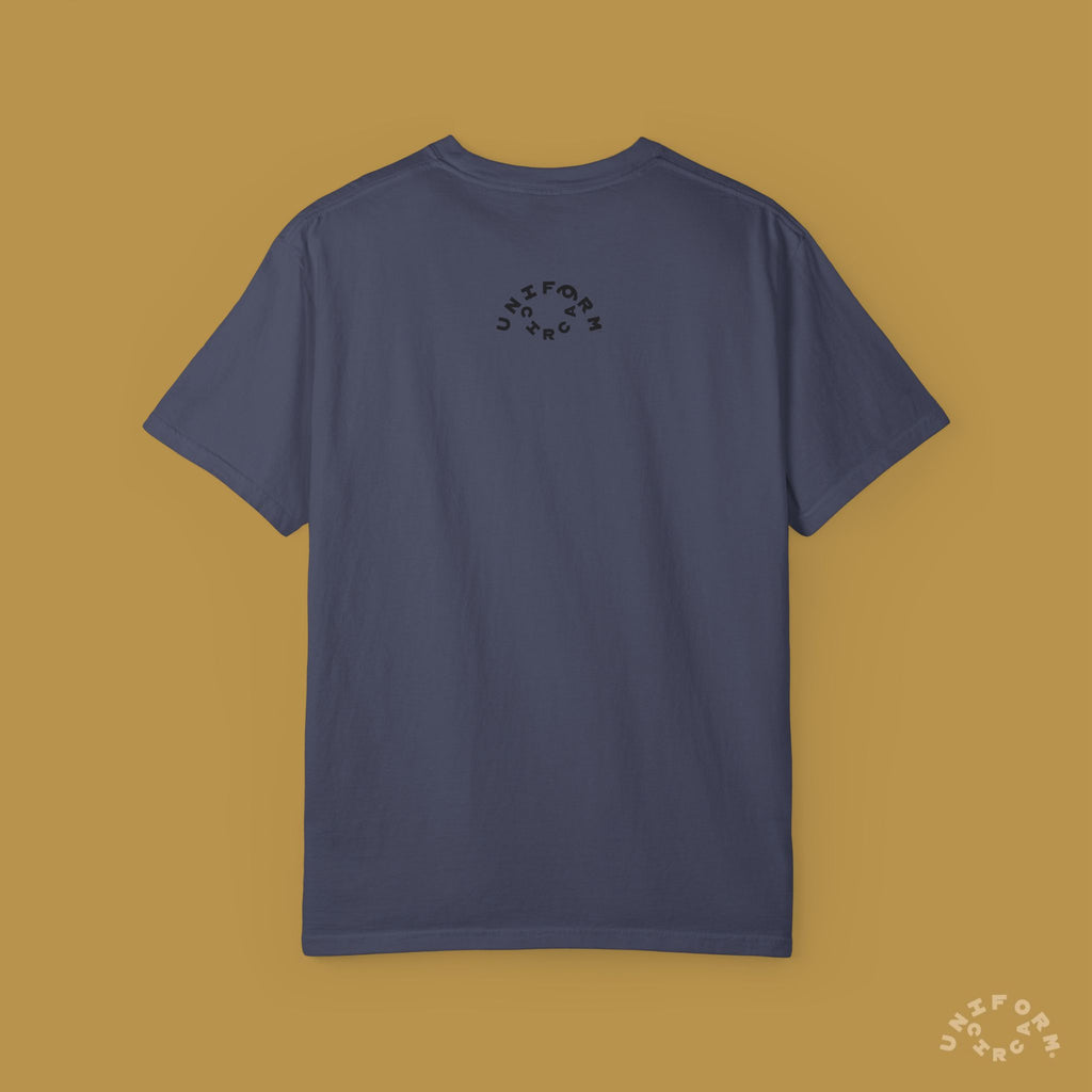 OYSTER LOGO CREWNECK T- SHIRT | Printed Black