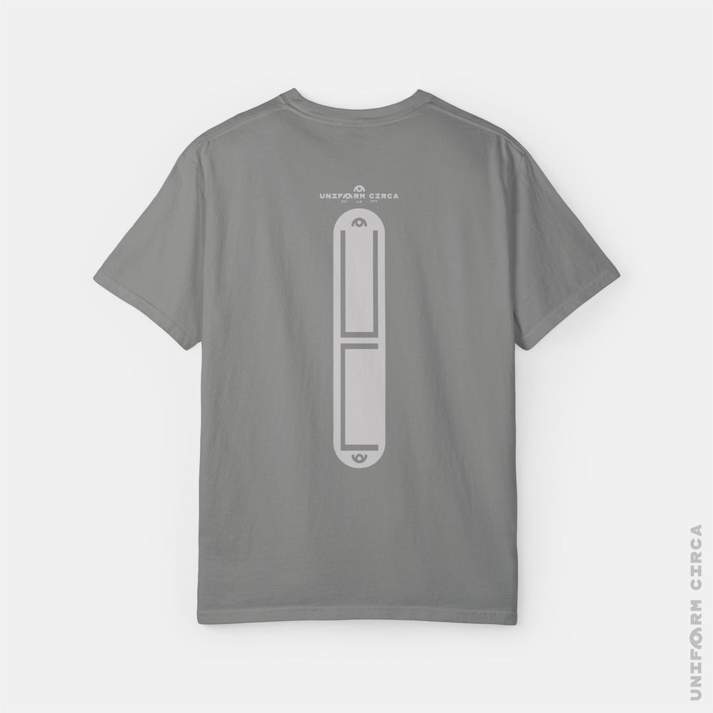 NORTH by NORTHWEST | Crewneck T-Shirt | Printed Ghost Grey