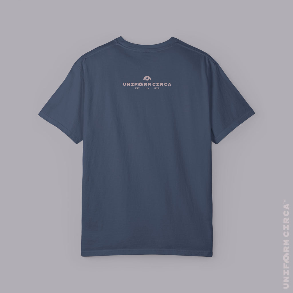 OYSTER ALL | Crewneck T-Shirt | Printed Iced Grape