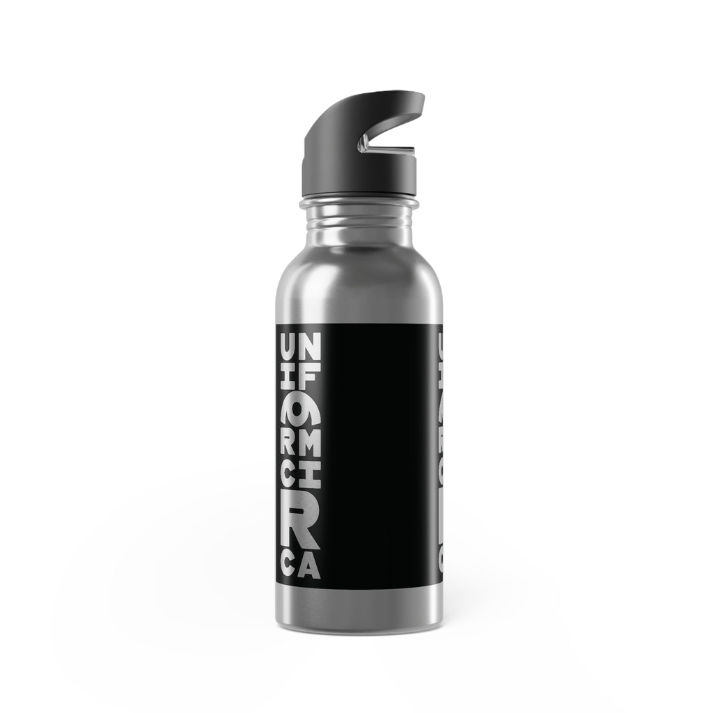 UNIFORM FULL STACK | BPA FREE, Eco-Friendly 20oz Stainless Steel Water Bottle with Straw