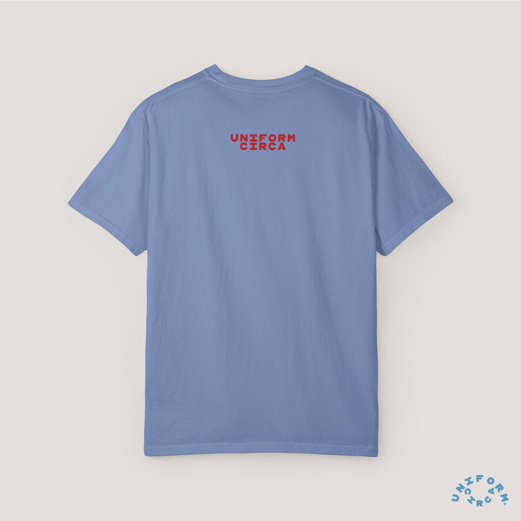 LET'S DANCE REVISITED CREWNECK T-SHIRT | Printed Blue