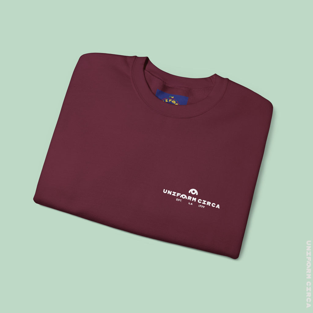 OYSTER ALL WORDMARK | CREWNECK T-SHIRT | Printed White