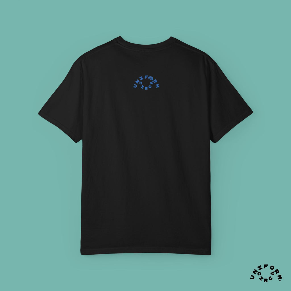 CALIFORNIA BLUEPRINT CREWNECK T-SHIRT | Printed