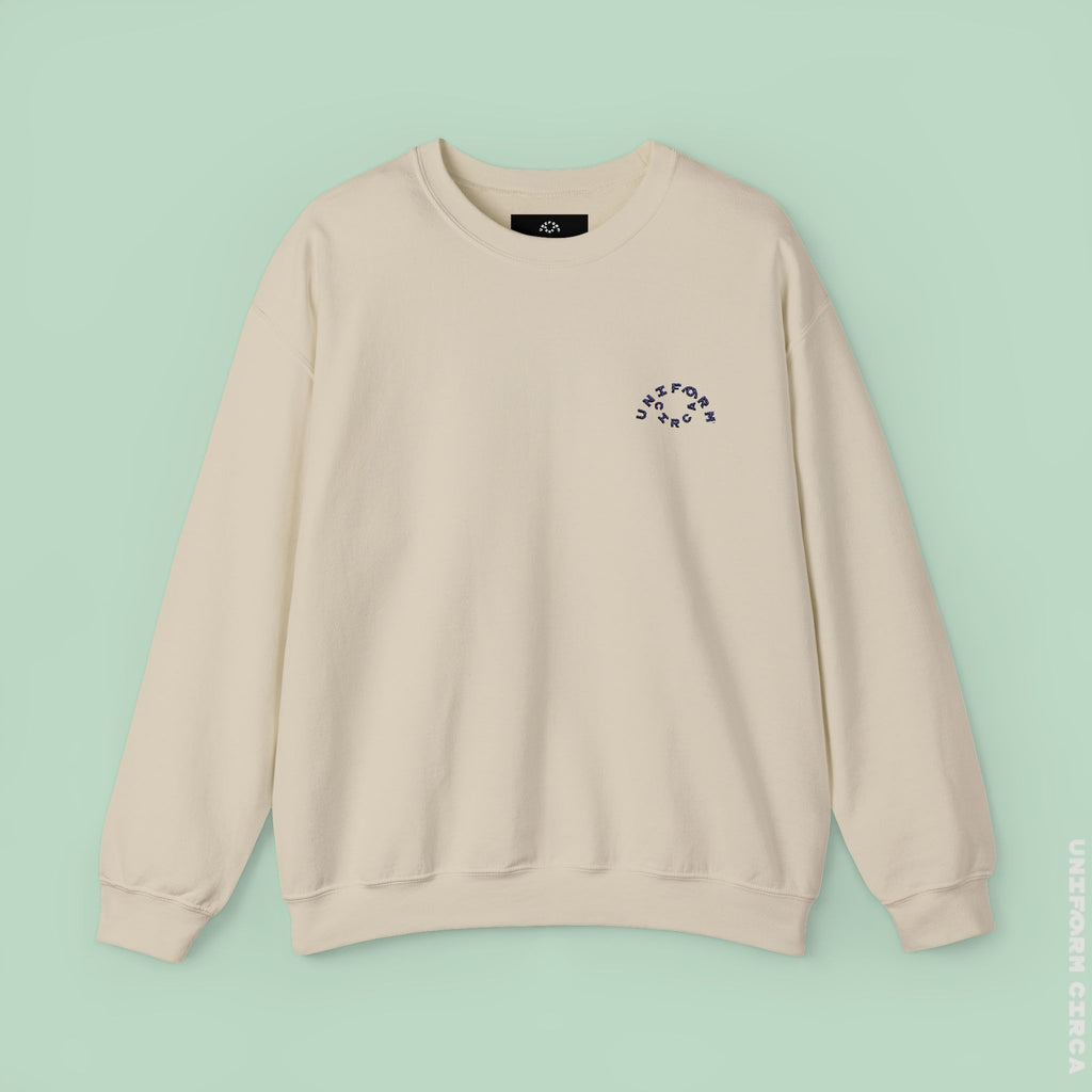 OCULUS LOGO CREWNECK SWEATSHIRT | Black Embroidery