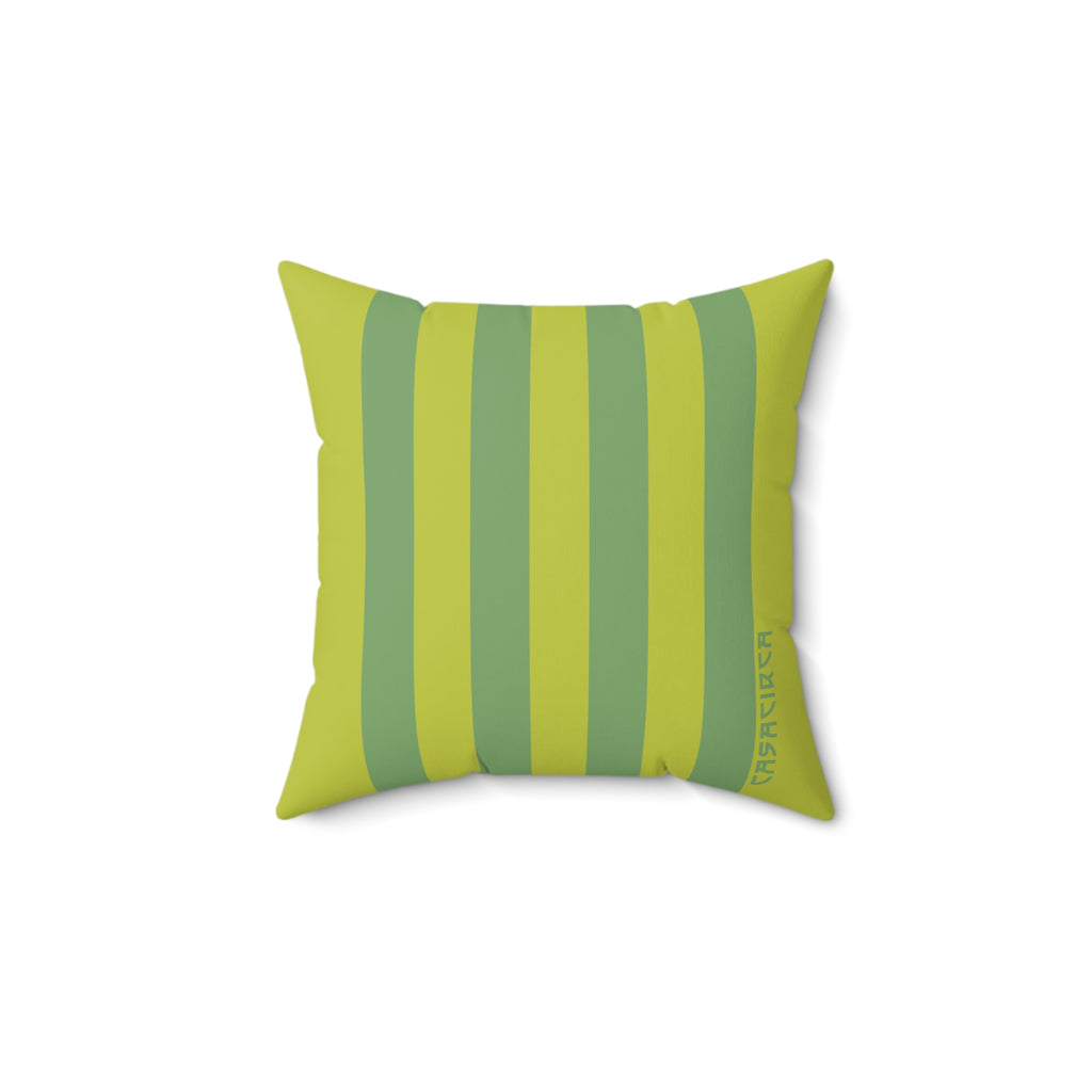CASACIRCA | RACER PILLOW | WIMBLEDON GREENS 1 | Stylish Faux Suede Pillow - Home Decor, Cozy Living Room, Gift Idea, Nautical Theme, Interior Design Accents