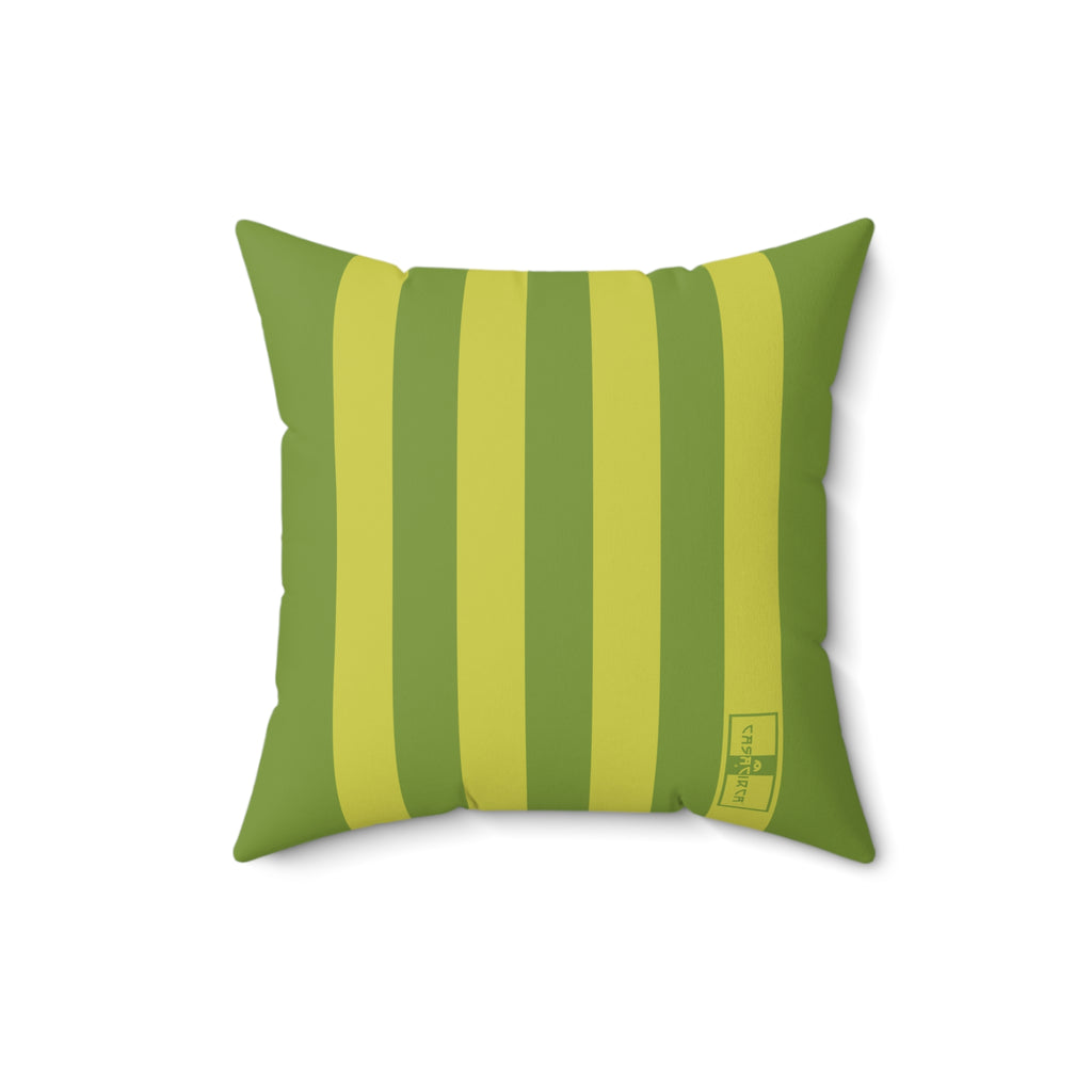 CASACIRCA | RACER PILLOW | WIMBLEDON GREENS 2 | Stylish Faux Suede Pillow - Home Decor, Cozy Living Room, Gift Idea, Nautical Theme, Interior Design Accents