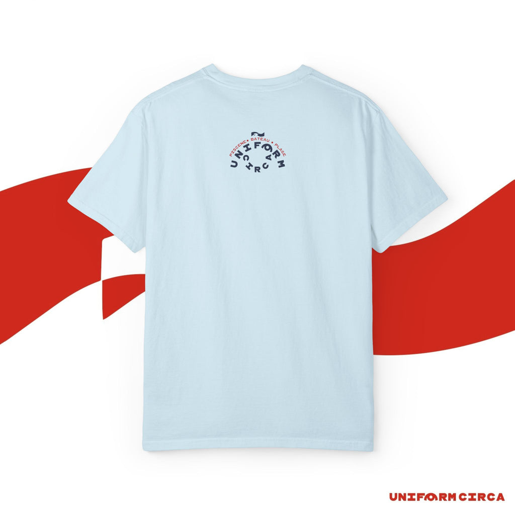 GREEN WAVE | Crewneck T-Shirt | Printed
