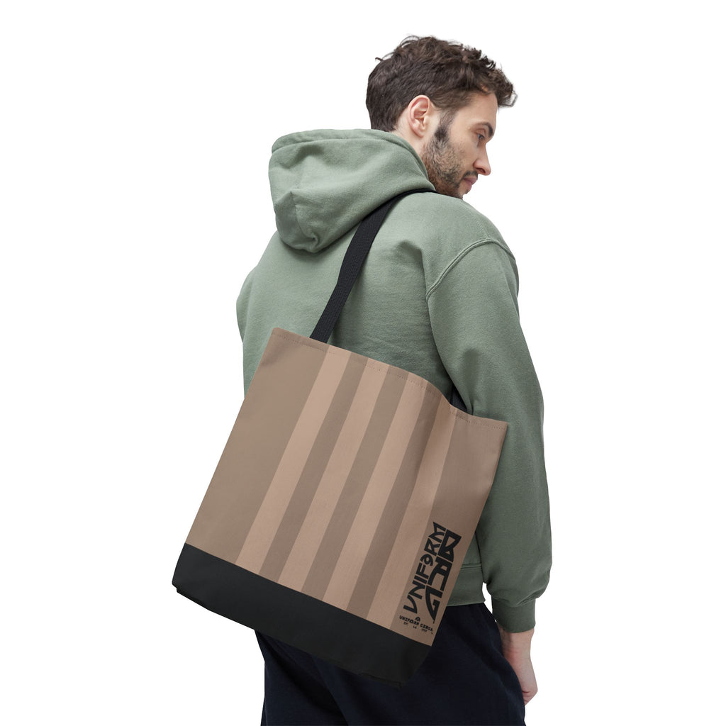 RACER JR. BAG | BLACK & TANS | Stylish Minimalist Tote Bag, Eco-Friendly Shopping Bag, Chic Carryall, Reusable Tote, Fashionable Beach Bag, Trendy Everyday Essentials