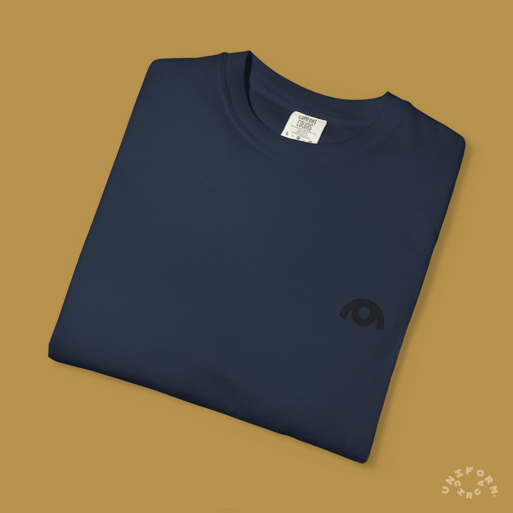 OYSTER LOGO CREWNECK T- SHIRT | Printed Black