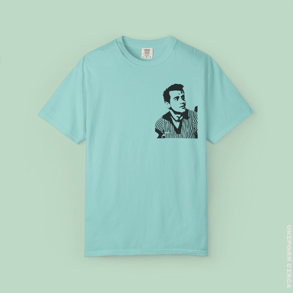 ROCK | CREWNECK T-SHIRT | PRINTED | Retro-Inspired Unisex Garment-Dyed T-Shirt with Iconic Design