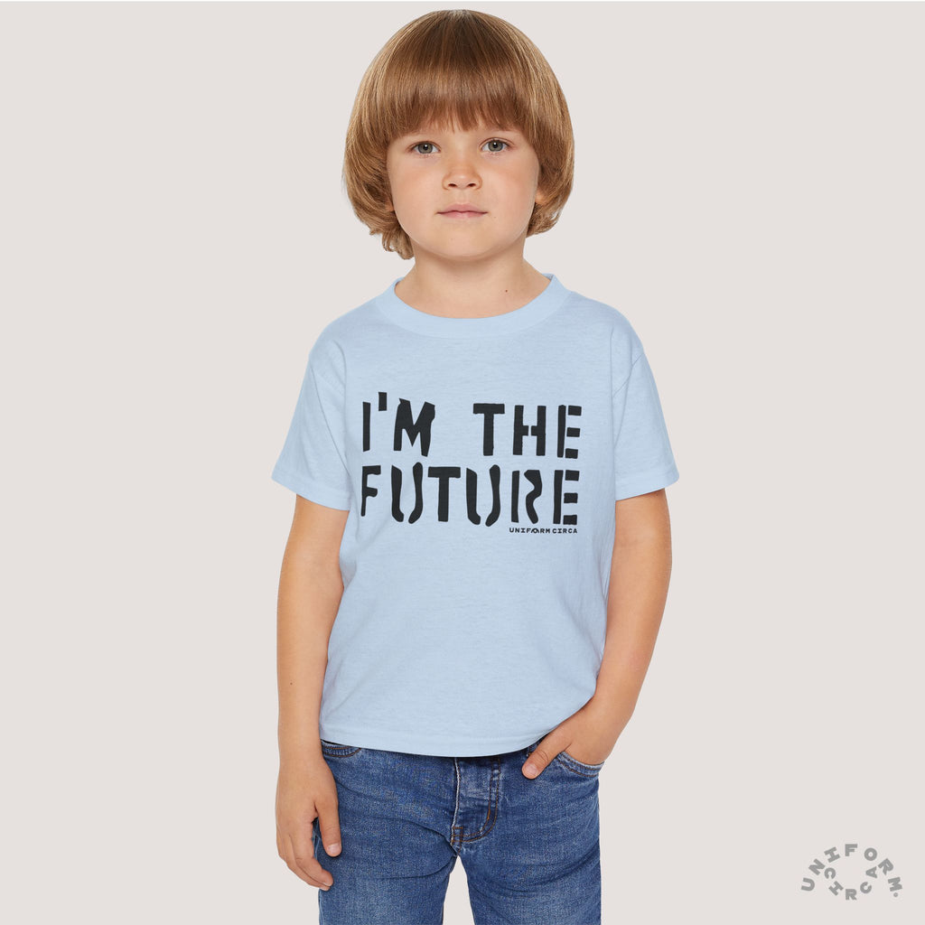 I'M THE FUTURE Design Toddler T-Shirt - Perfect for Playful Days | Black